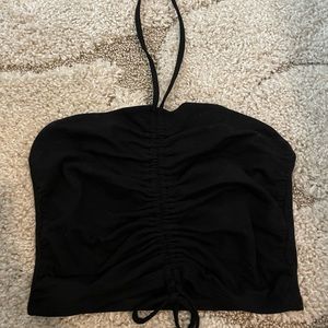 Black crop top